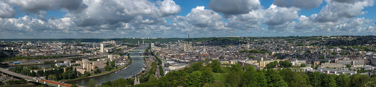 Rouen vue du ciel